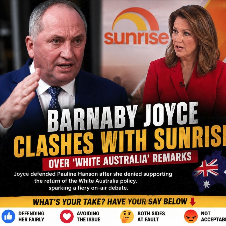 Barnaby Joyce Sunrise interview graphic