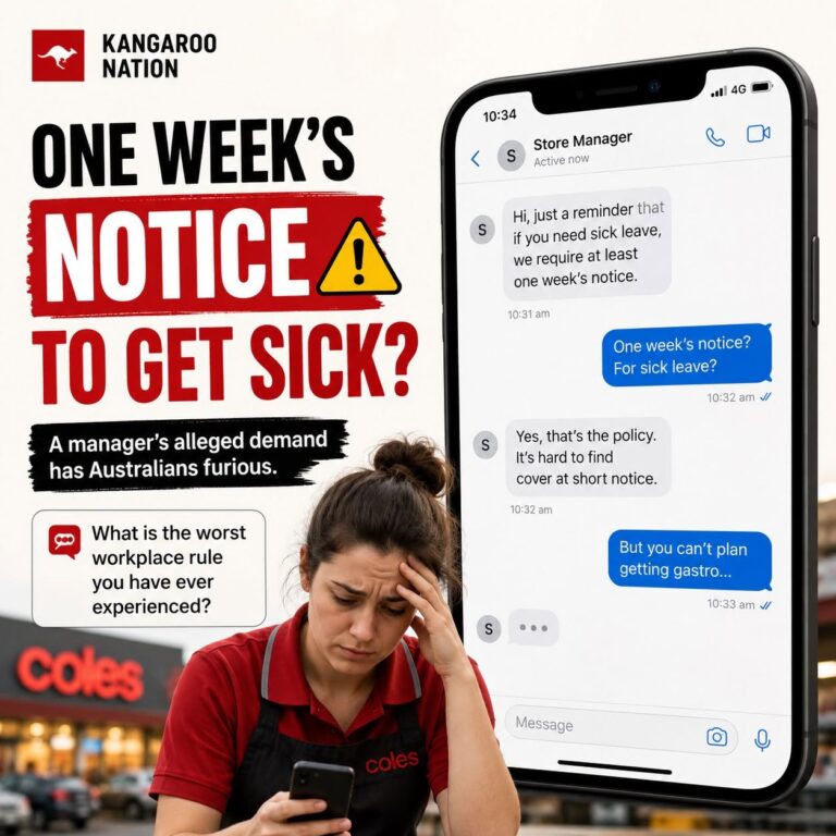 Can a worker be asked to give a week’s notice before calling in sick?