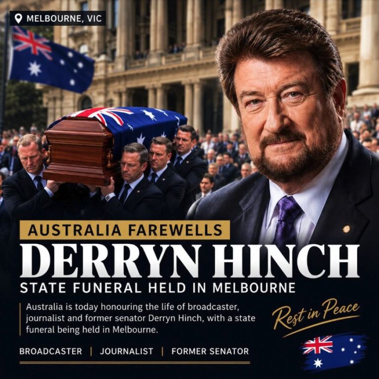 Derryn Hinch farewelled at state funeral in Melbourne