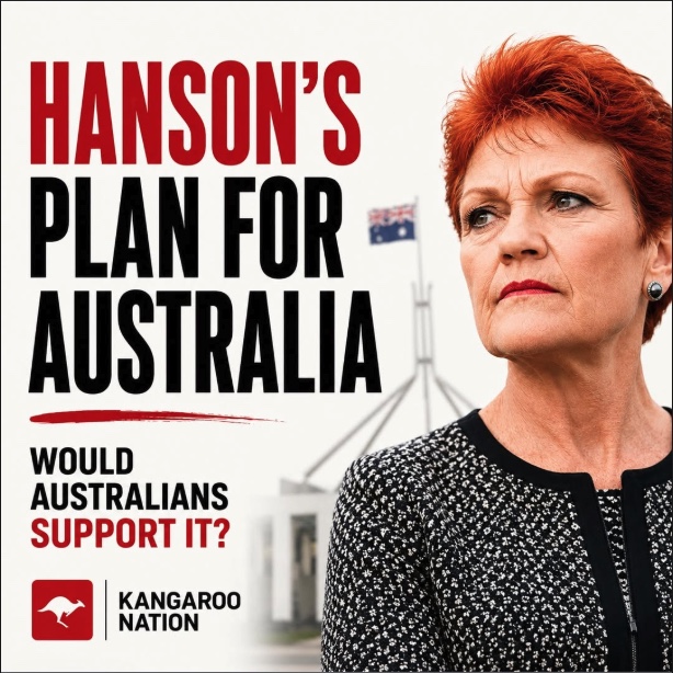 What is Pauline Hanson’s plan for Australia?